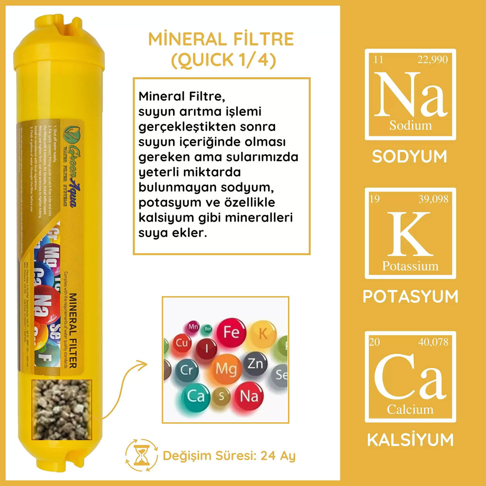 Bienwater Açık Kasa 7 Aşamalı Su Arıtma Cihazı Filtresi